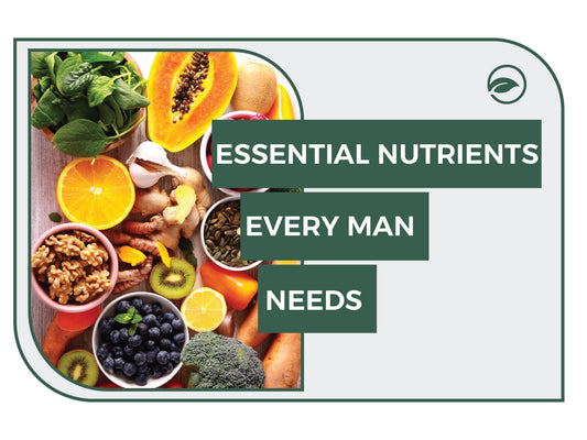 the most important vitamins that man must take 